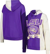 GAMEDAY COUTURE Women's Gameday Couture Purple LSU Tigers Hall of Fame Colorblock Pullover Hoodie