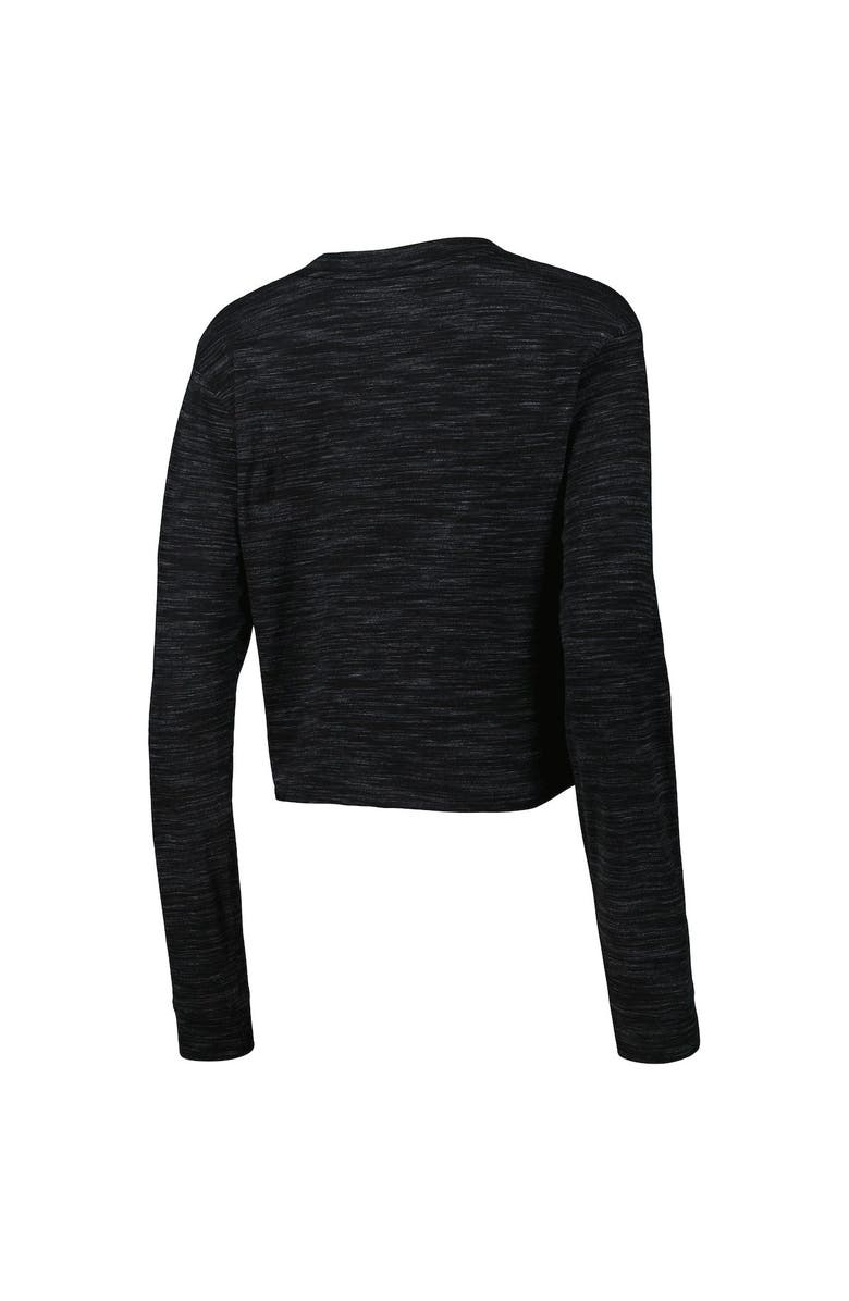 New Era Women's New Era Black New Orleans Saints Crop Long Sleeve T-Shirt, Alternate, color, Black