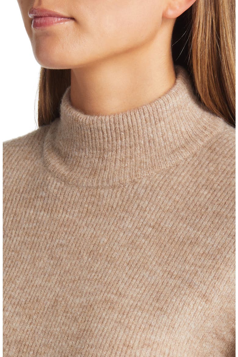 Rubellefile Mock Neck Sweater, Alternate, color, SILVER MINK MELANGE