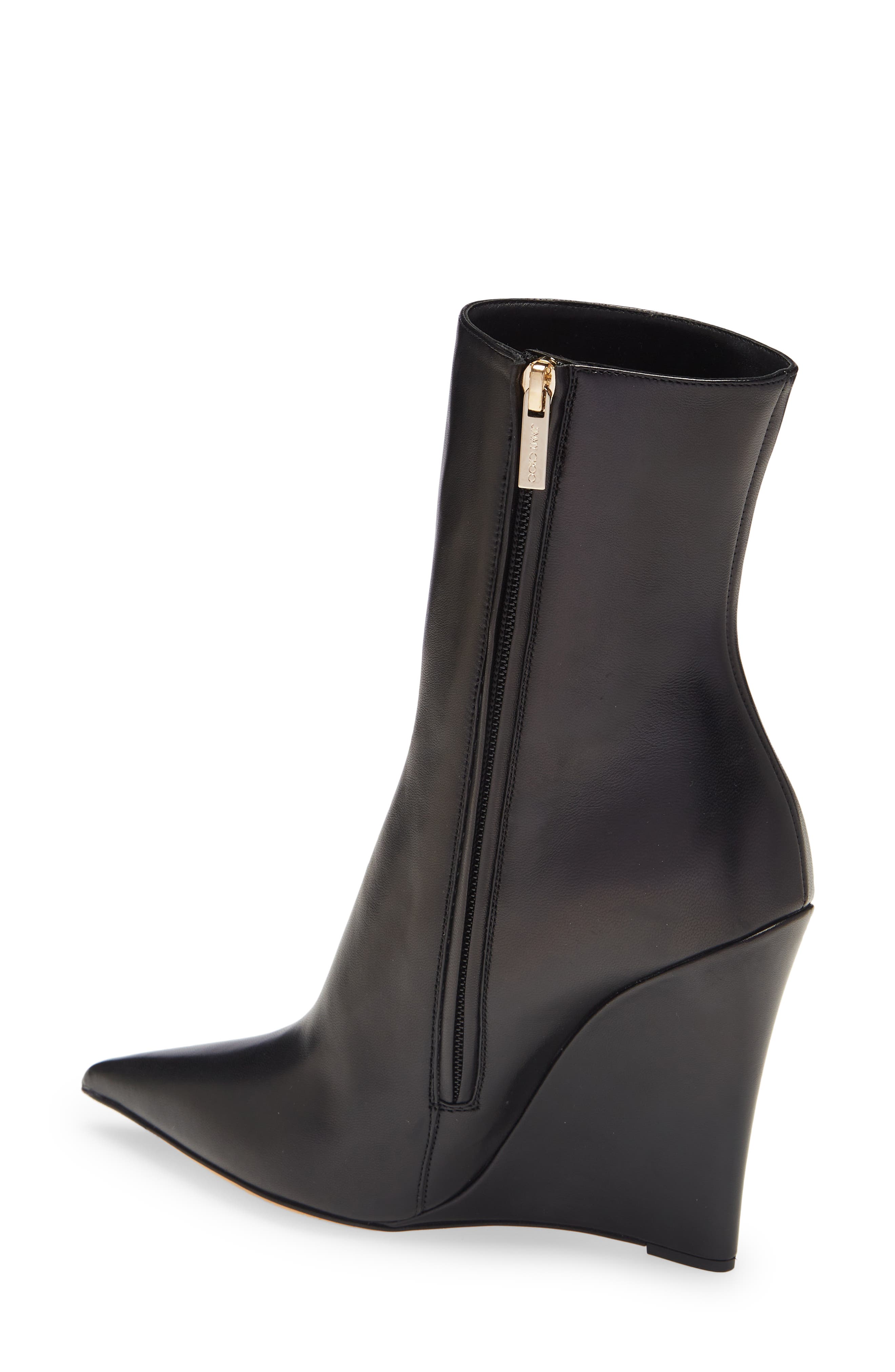 Jimmy Choo Blake Pointed Toe Wedge Bootie, Alternate, color, 