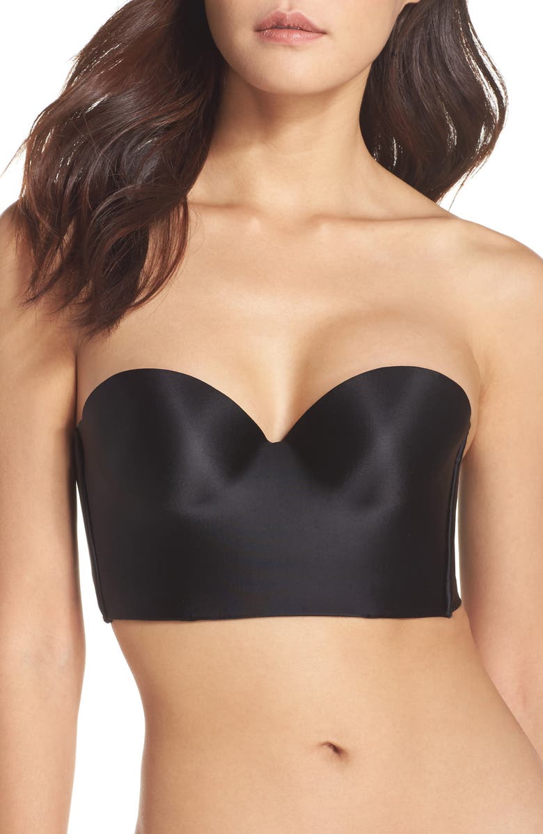 Felina Essentials Convertible Underwire Longline Push-Up Bra, Main, color,