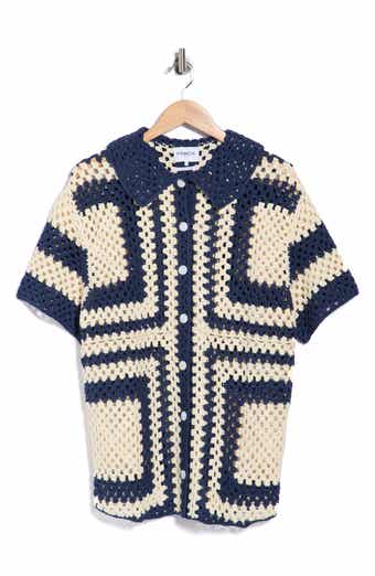 FRNCH Pilar Short Sleeve Crochet Cardigan