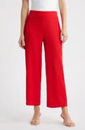 Anne Klein Pull-On Crop Wide Leg Pants