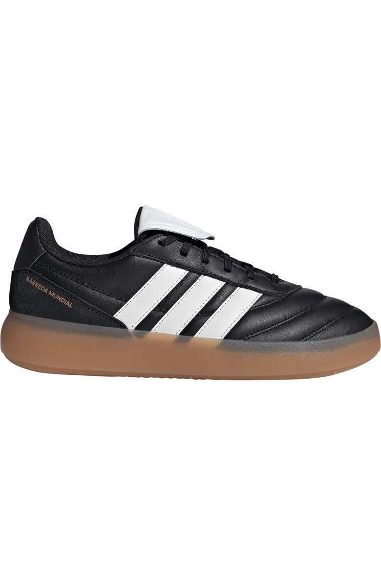 adidas Barreda Mundial Sneaker, Alternate, color, Core Black/ Core White/ Gum10