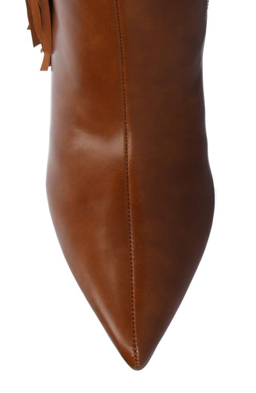 Journee Collection Dolly Tassel Tall Boot In Brown