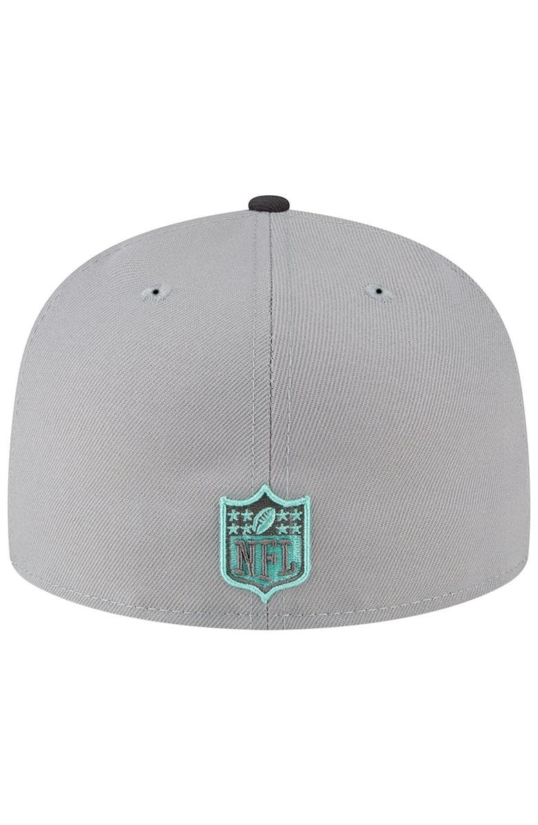 New Era Men's New Era Gray/Graphite Los Angeles Rams Aqua Pop 59FIFTY Fitted Hat, Alternate, color, 