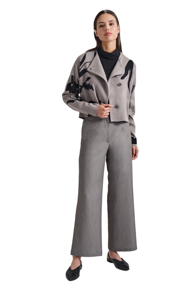 Misook Crop Knit Jacket, Alternate, color, 