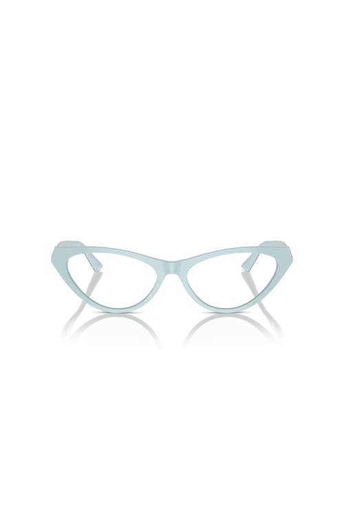 Jimmy Choo 55mm Cat Eye Optical Glasses In Blue