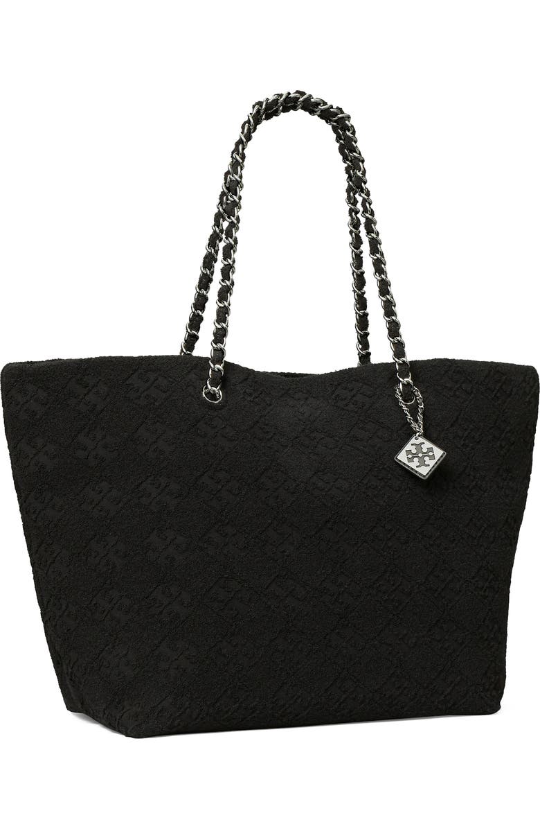 Tory Burch Ella Chain Terry Cloth Tote, Alternate, color,