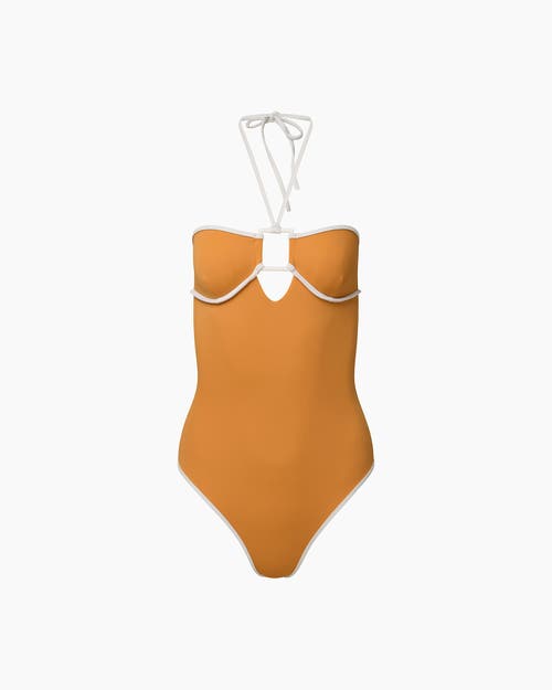 Onia Palermo One Piece In Sunset/white