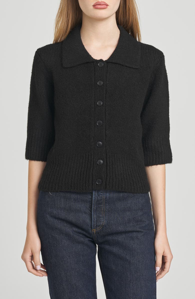 WAYF Harlow Cardigan, Main, color, Black