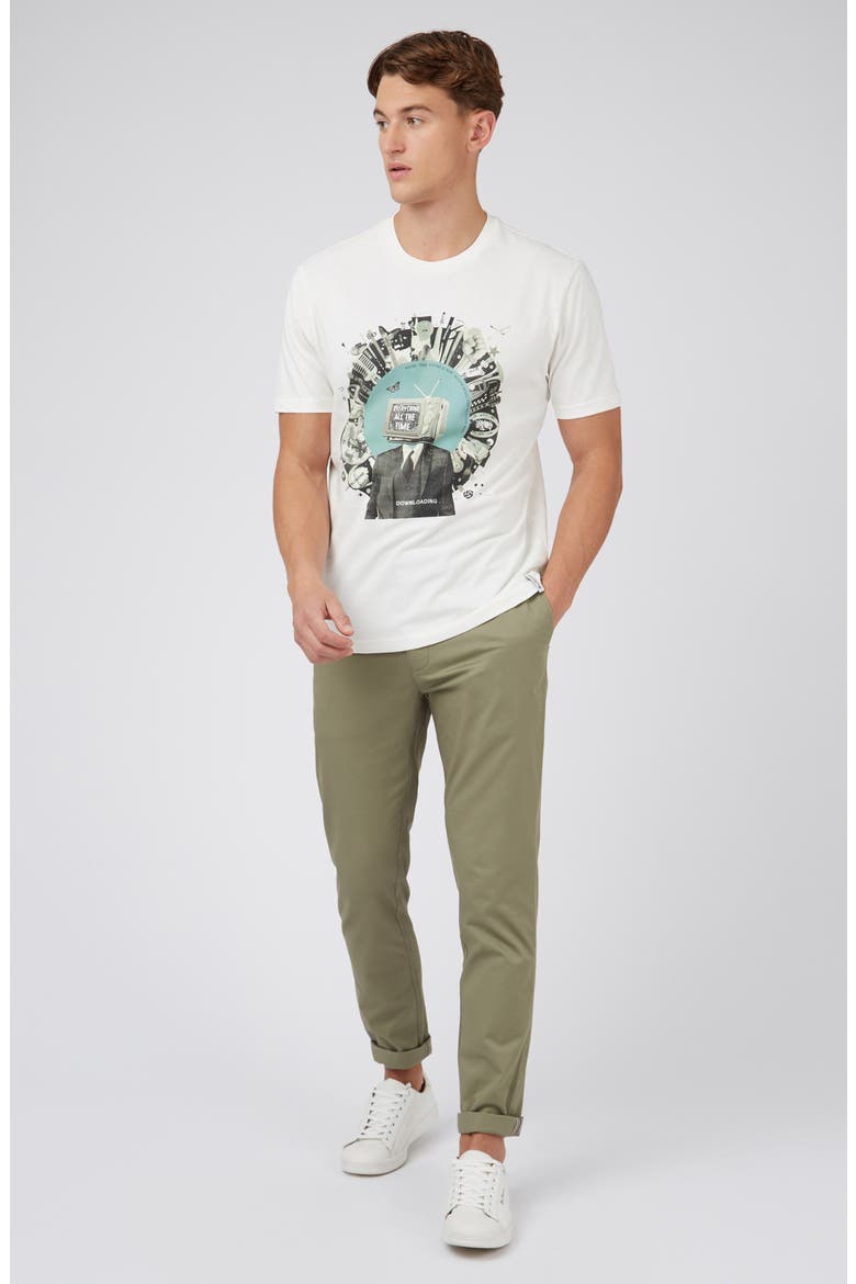 2010s Organic Cotton Graphic T-Shirt, Alternate, color, IVORY