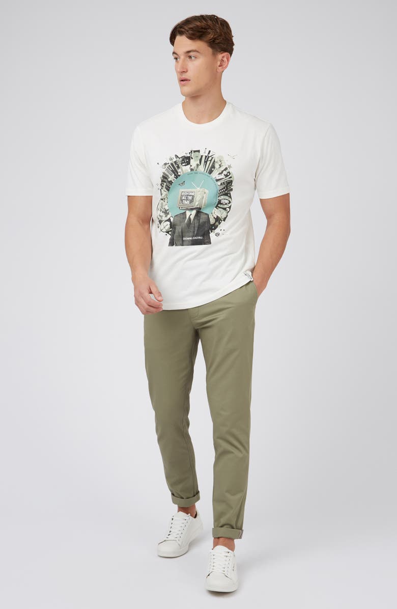Ben Sherman 2010s Organic Cotton Graphic T-Shirt, Alternate, color,