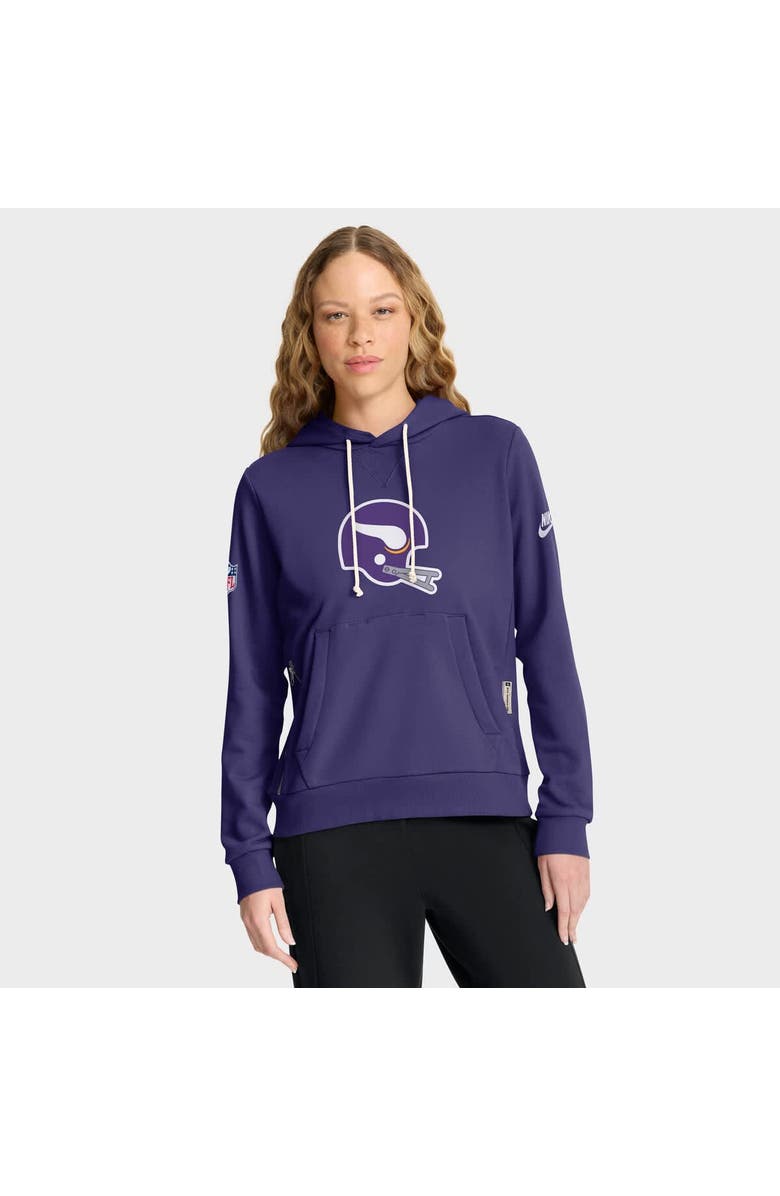 Nike Women's Nike Purple Minnesota Vikings Sideline Standard Issue Throwback Dri-FIT Hoodie, Alternate, color, Purple