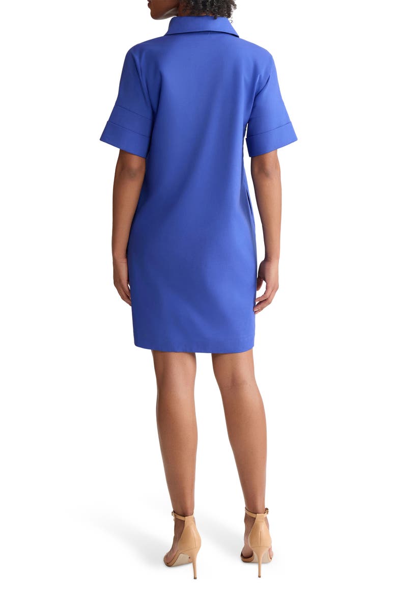 A-Line Shift Dress, Alternate, color, SAPPHIRE SEA