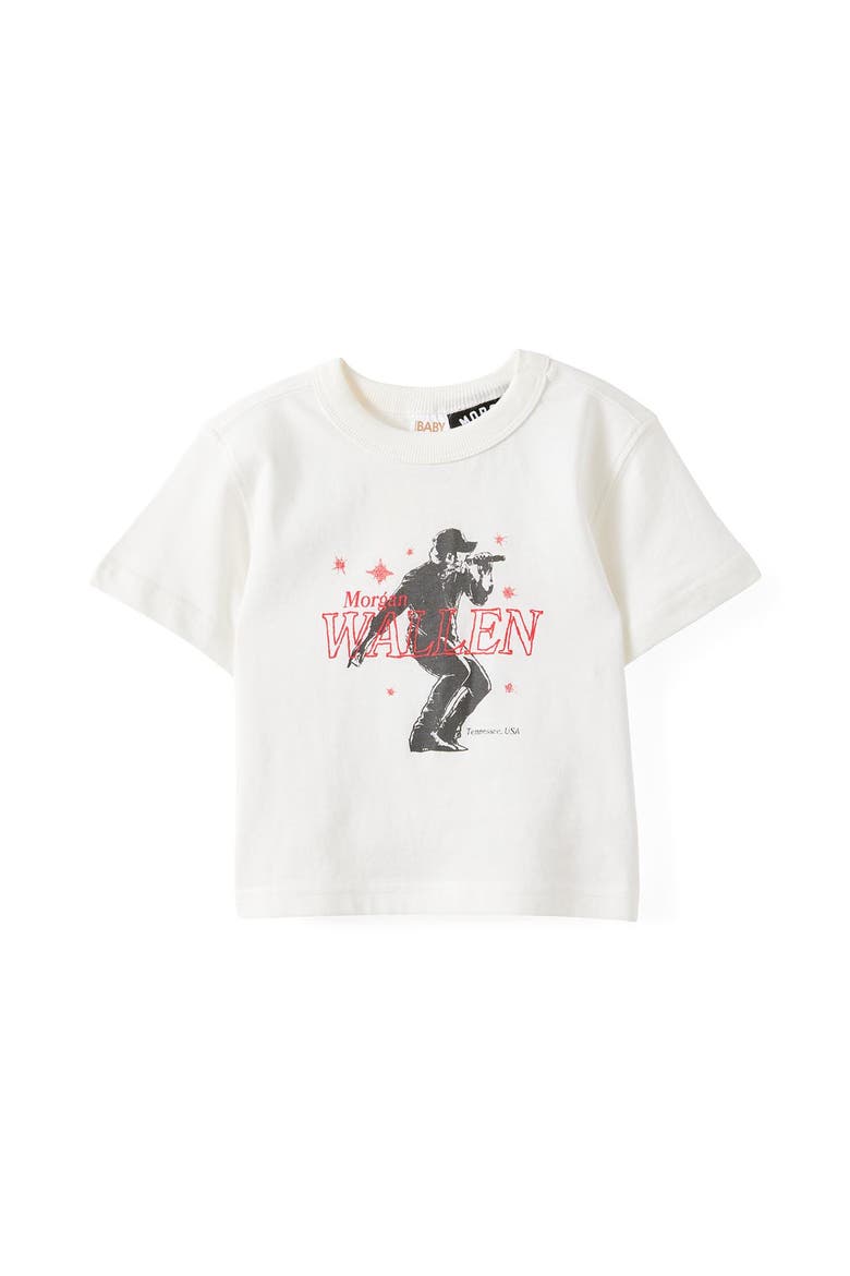 Baby Short Sleeve License Tee, Main, color, Vanilla Morgan Wallen