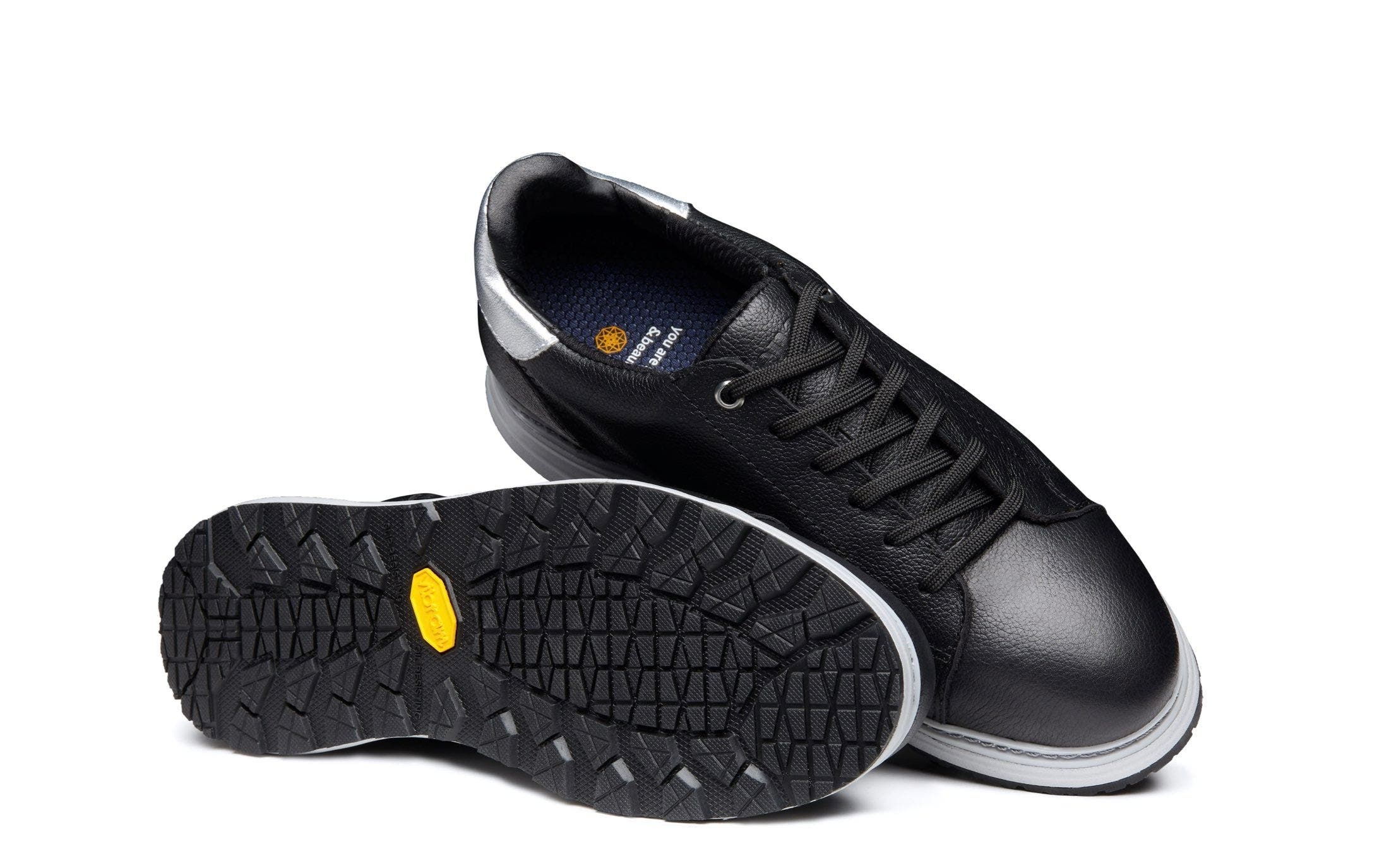 Xena Workwear Rogue Steel Toe Safety Sneaker, Alternate, color, Black