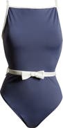 Hutch Bow Belt One-Piece Swimsuit
