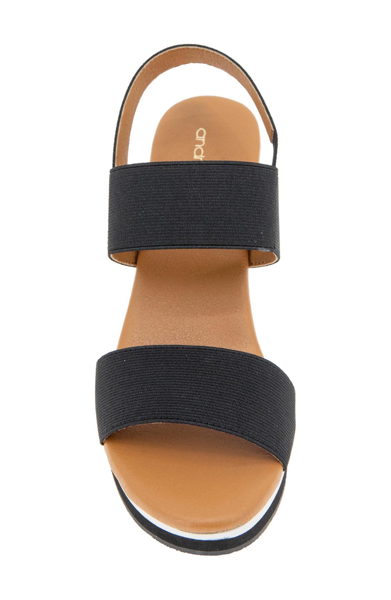 André Assous Nikola Slingback Wedge Sandal, Alternate, color, 