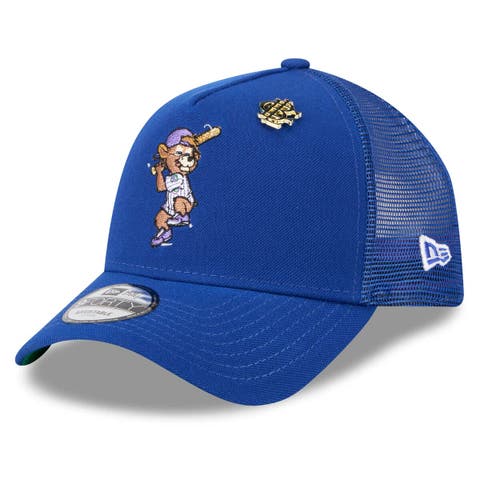 Men's New Era  Royal Chicago Cubs 2025 Big League Chew A-Frame 9FORTY Adjustable Trucker Hat