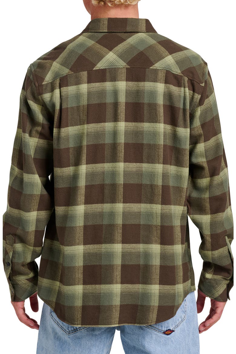 Penmar Check Cotton Flannel Button-Up Shirt, Alternate, color, CHOCOLATE BROWN