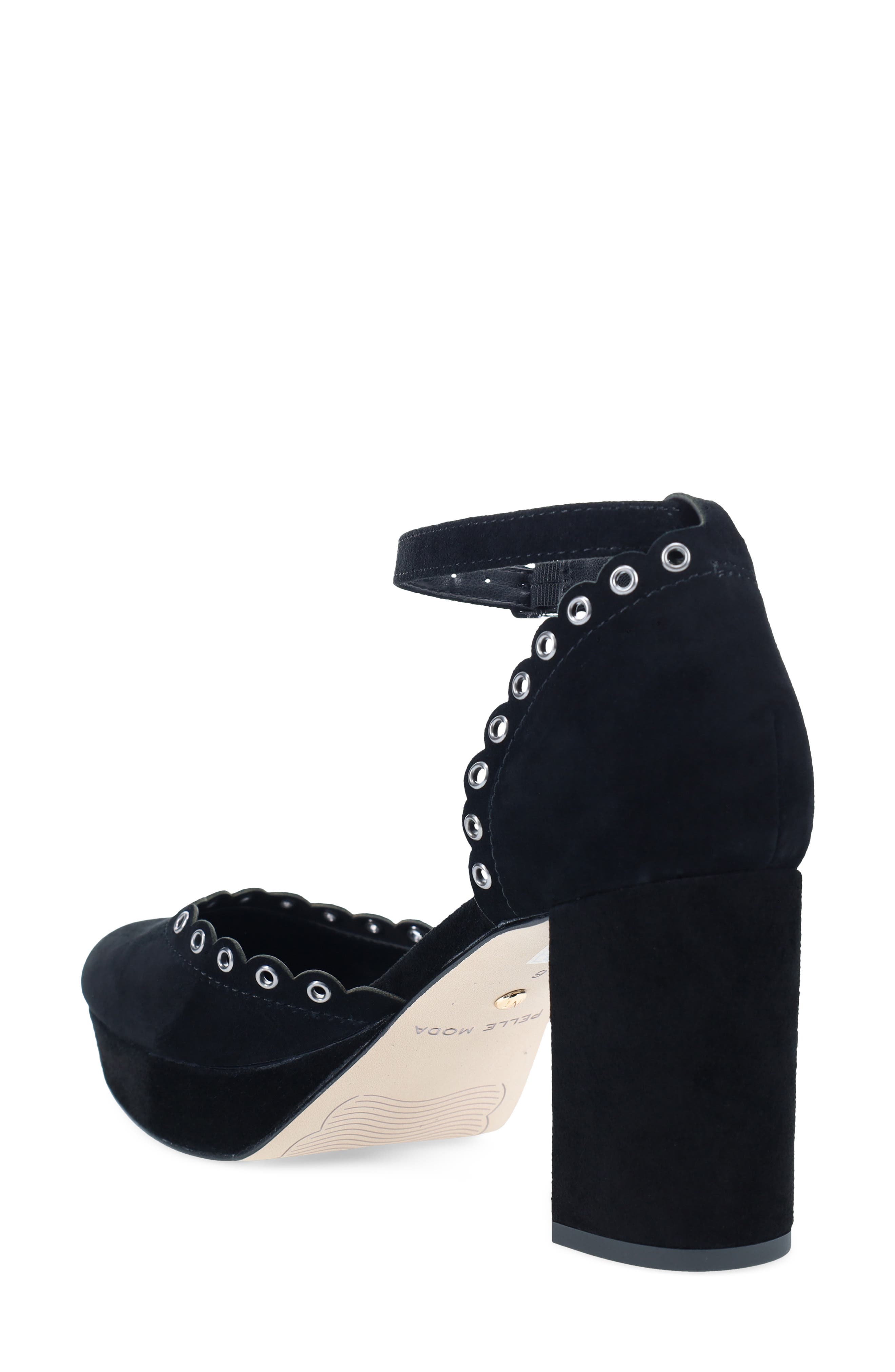 Leana Platform Pump, Alternate, color, BLACK