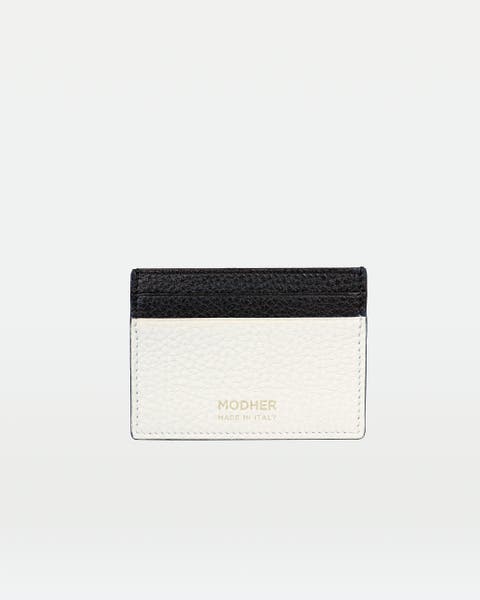 Credit Card Slip In Grained Leather