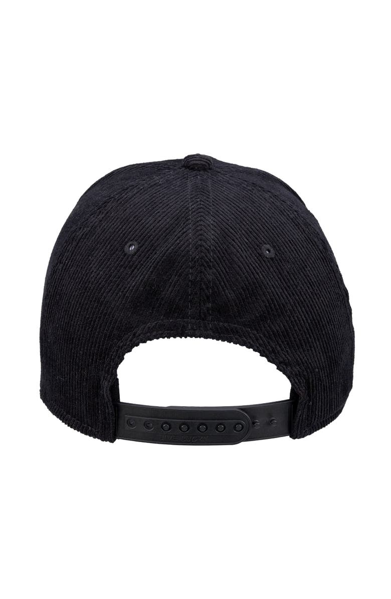 Black Clover Cord Upside Down Luck 2 Hat, Alternate, color, Black