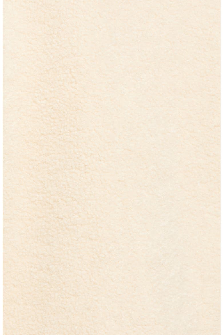 Bonded Faux Shearling Jacket, Alternate, color, SNOW ANGEL