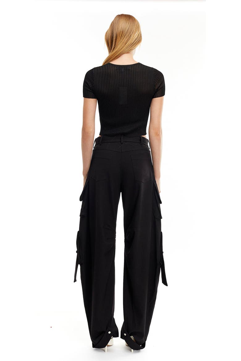 Eline Knit Top, Alternate, color, Black
