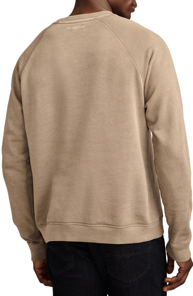 Lucky Brand Logo Fleece Sweatshirt, Alternate, color, Vetiver