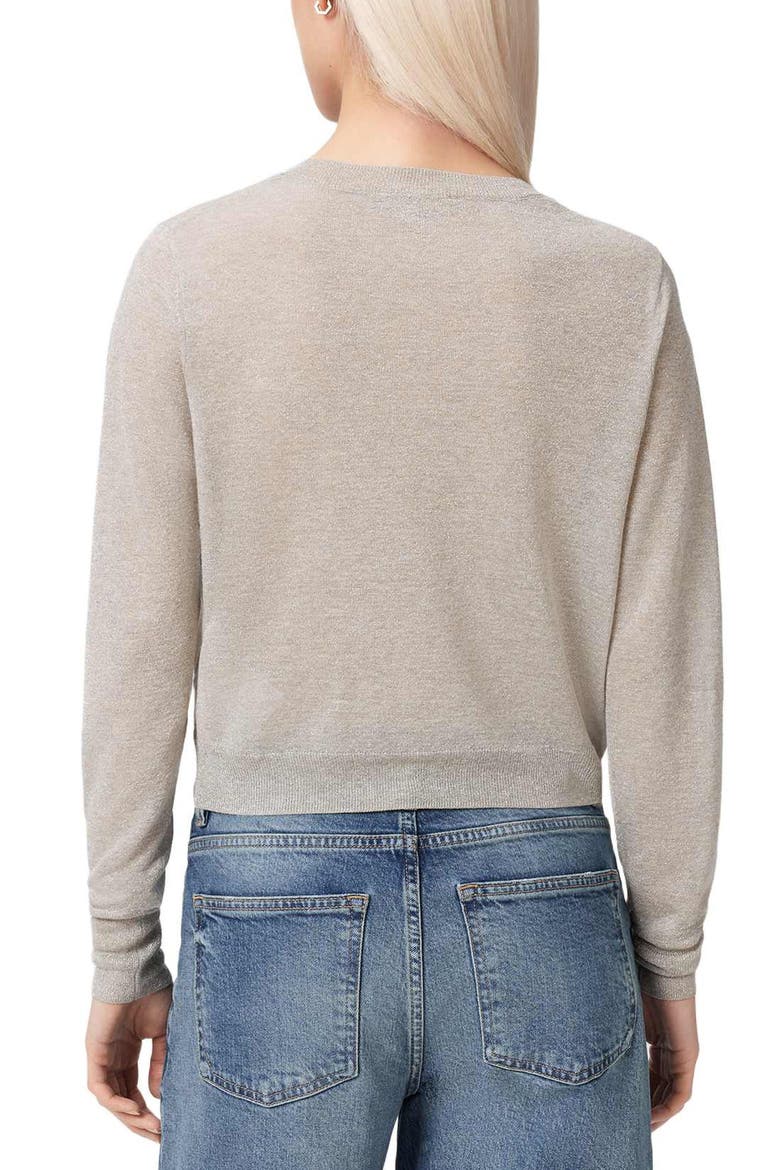 Deetz Metallic Punk Graphic Sweater, Alternate, color, CHALK WHITE