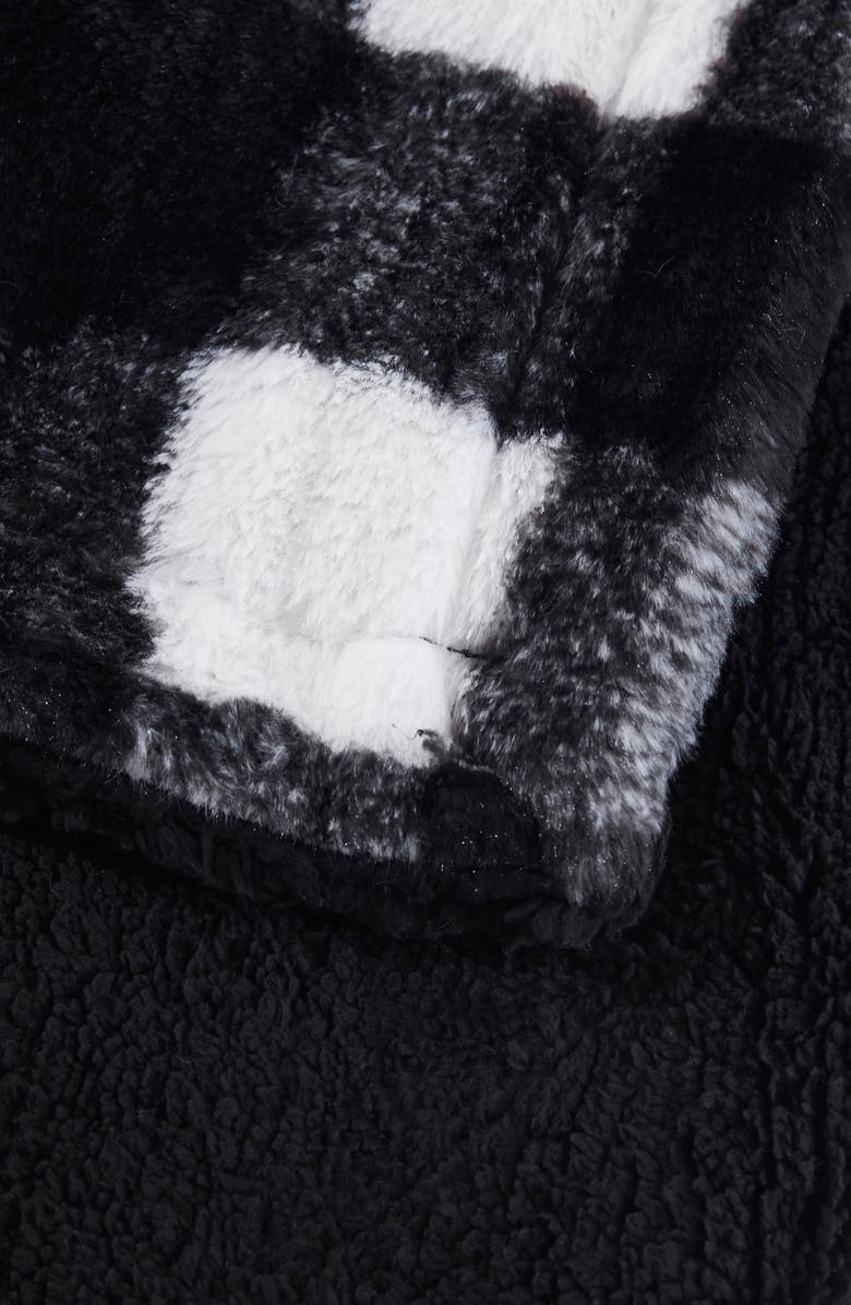 SUTTON HOME Faux Rabbit Fur Throw Blanket, Alternate, color, 