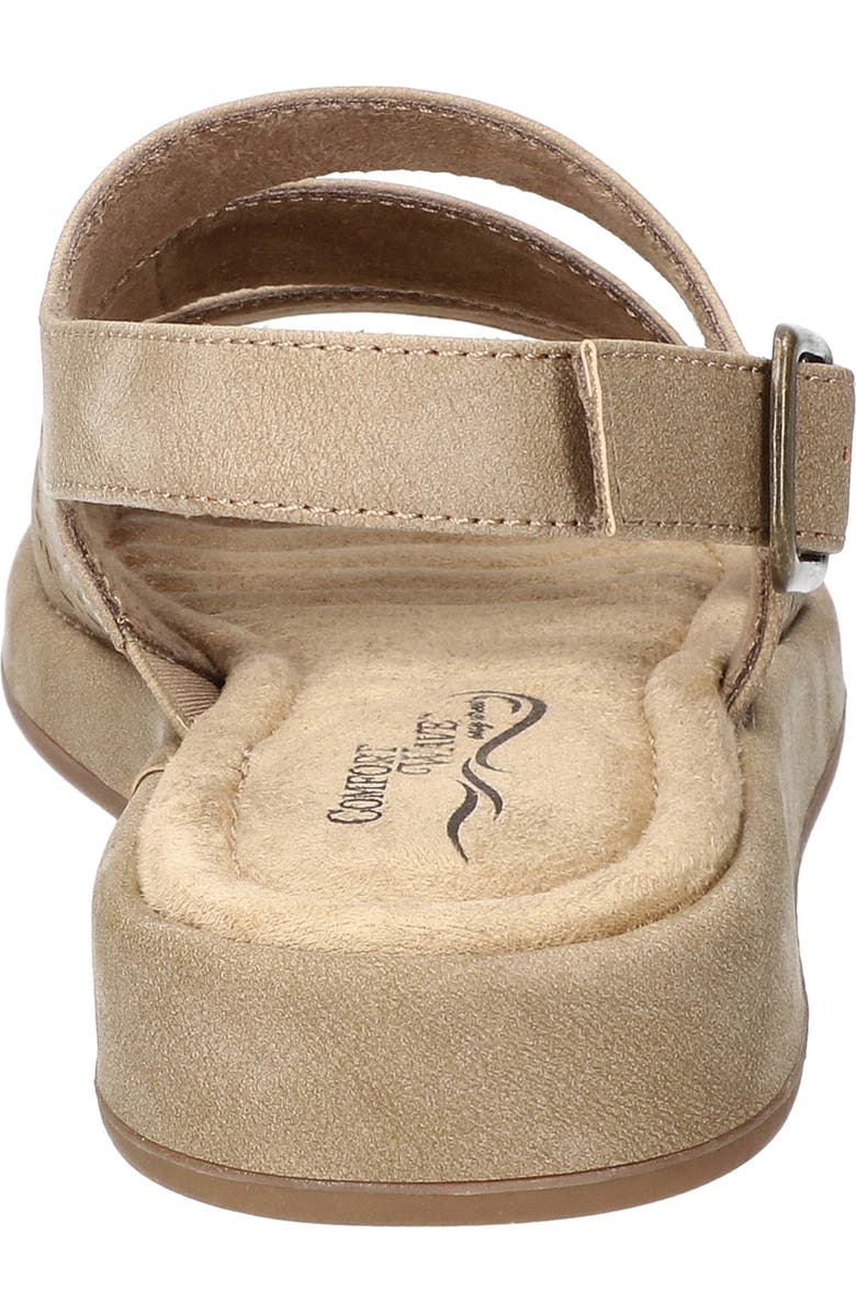 EASY STREET Link Laser Cut Slingback Sandal, Alternate, color, Natural