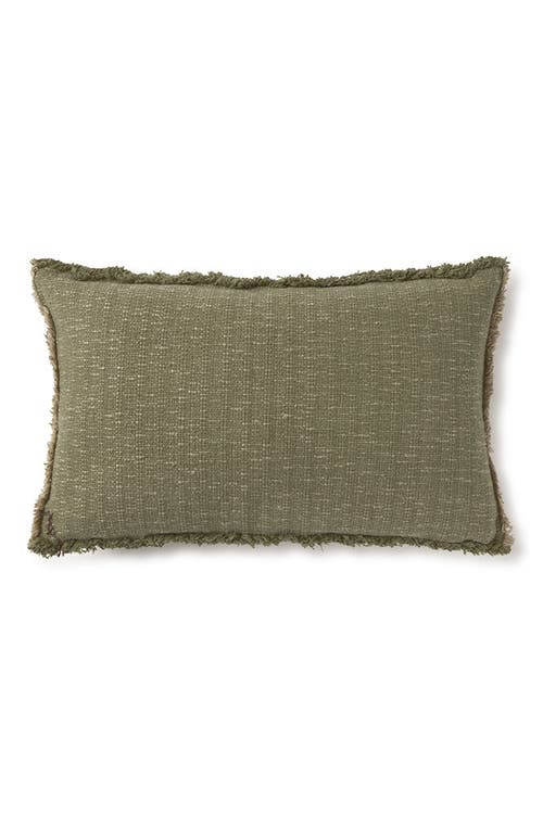Lorena Canals Handloom Rectangular Cushion In Green