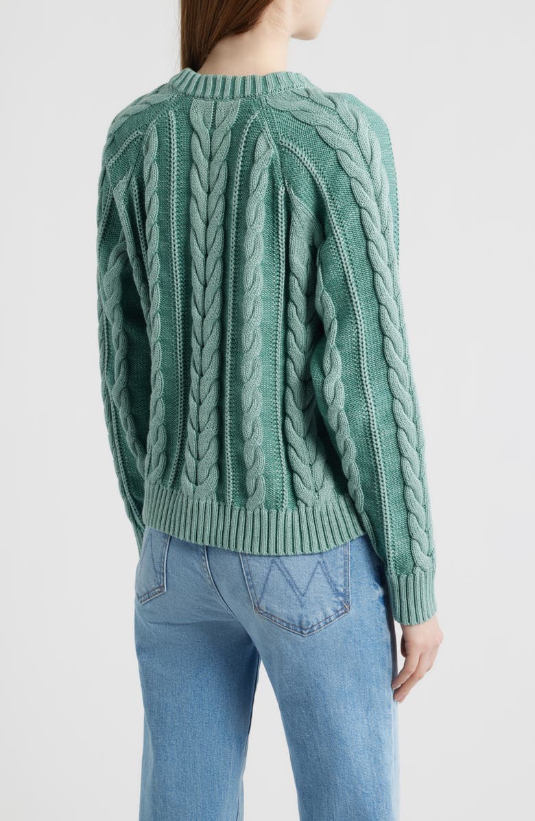 Pendleton Cable Cotton Cardigan, Alternate, color,