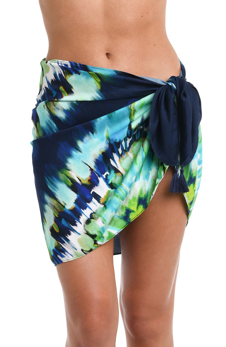 La Blanca Seas Cover-Up Pareo, Alternate, color, 