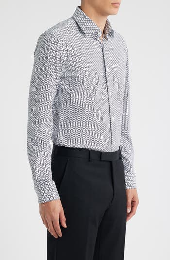 Hank Kent Slim Fit Performance Stretch Dress Shirt