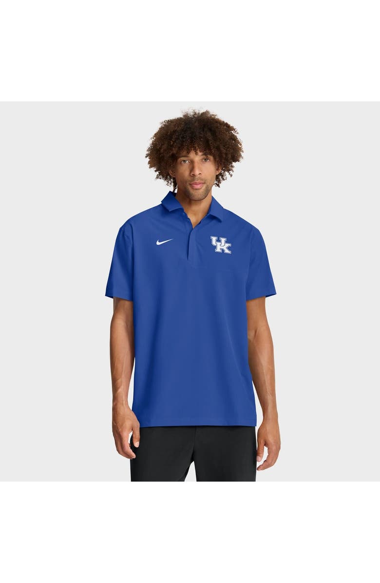 Nike Men's Nike Royal Kentucky Wildcats 2025 Coaches Sideline Polo, Alternate, color, Royal