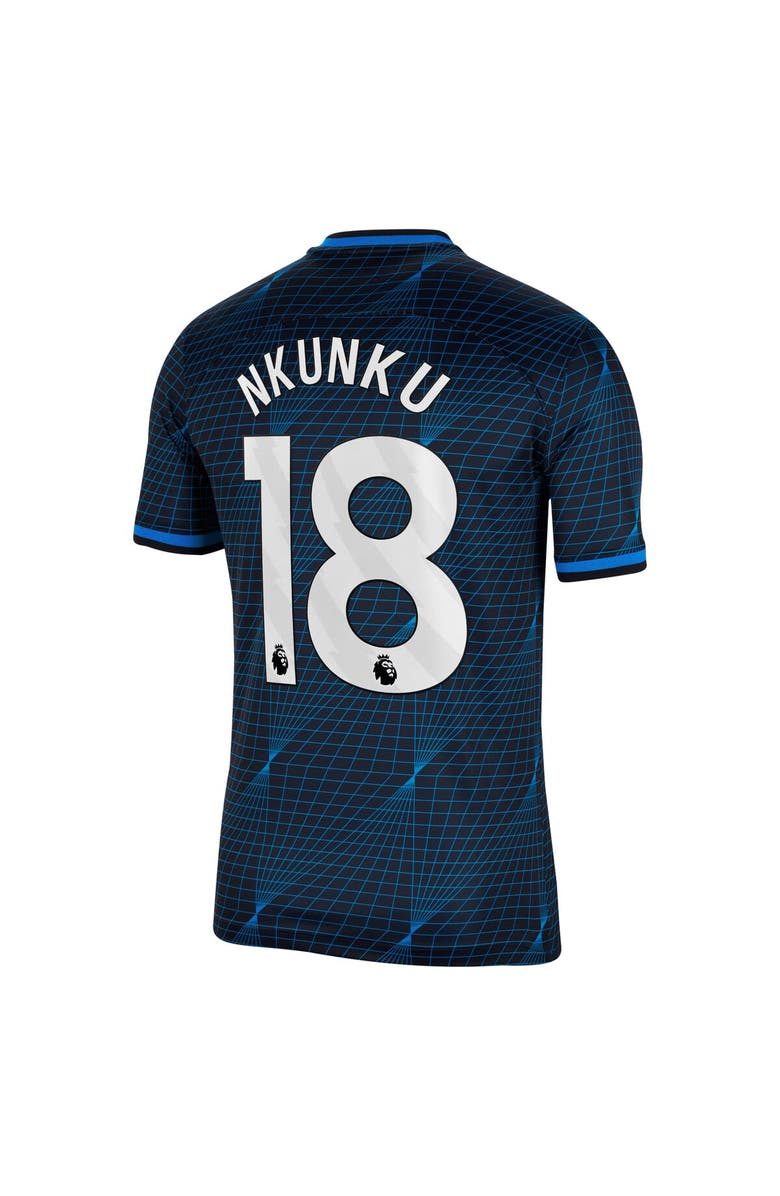Nike Men's Nike Christopher Nkunku Navy Chelsea 2023/24 Away Stadium Replica Player Jersey, Alternate, color,