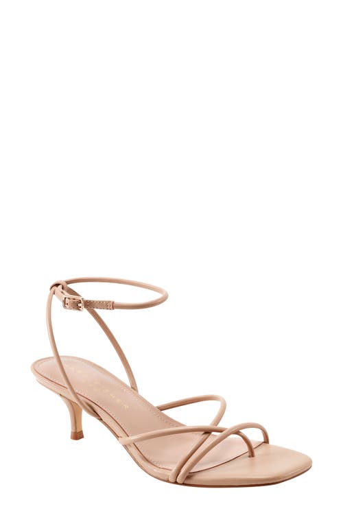 Marc Fisher Ballen Strappy Sandal In Medium Natural