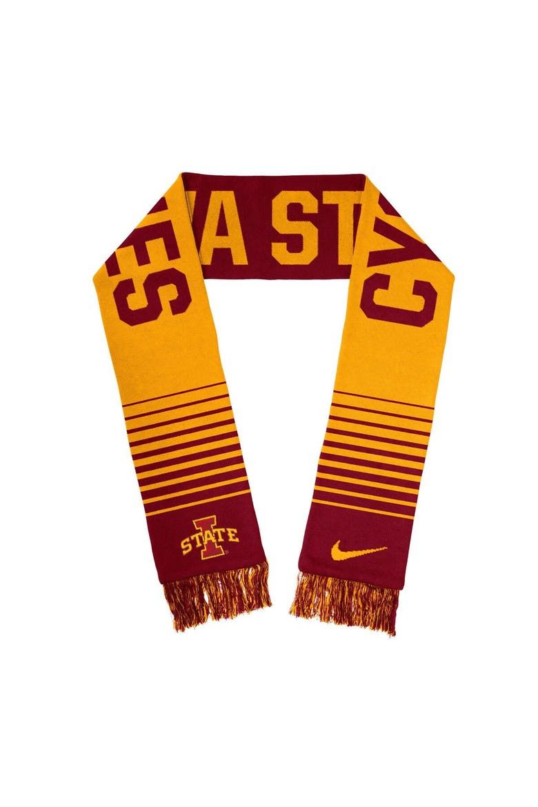 Iowa State Cyclones Space Force Rivalry Scarf, Main, color, Crimson