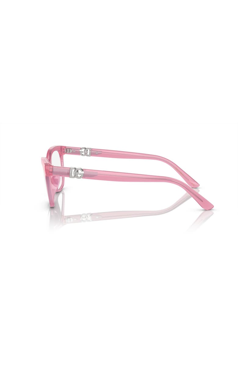 Dolce&Gabbana 54mm Butterfly optical glasses, Alternate, color, Pink