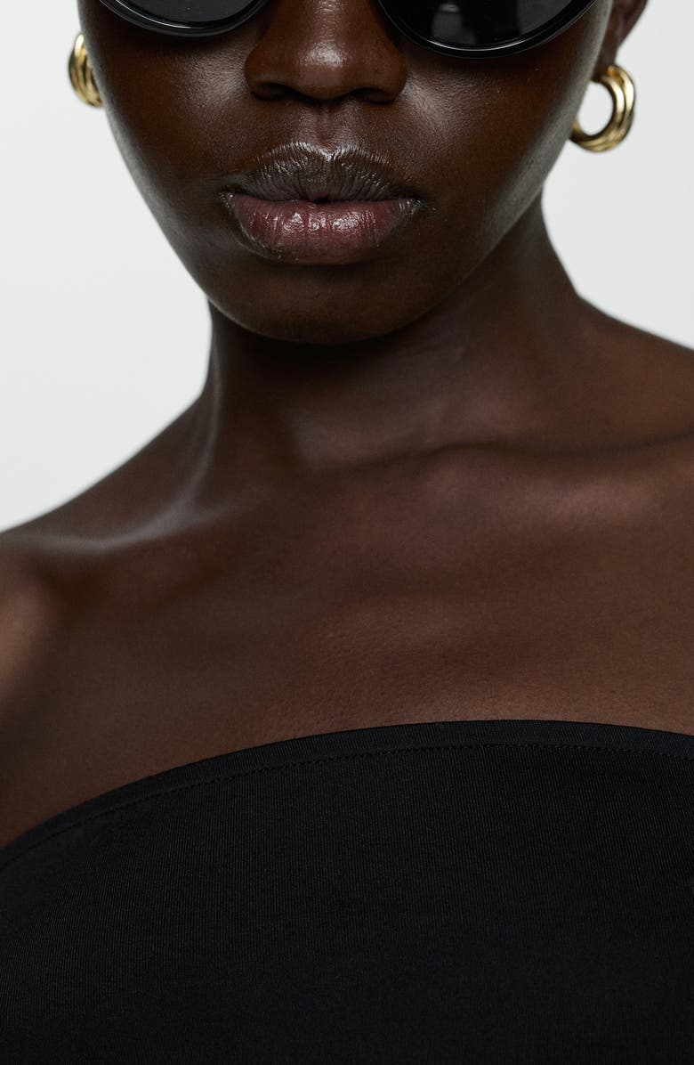 MANGO Strapless Mini Slipdress, Alternate, color,