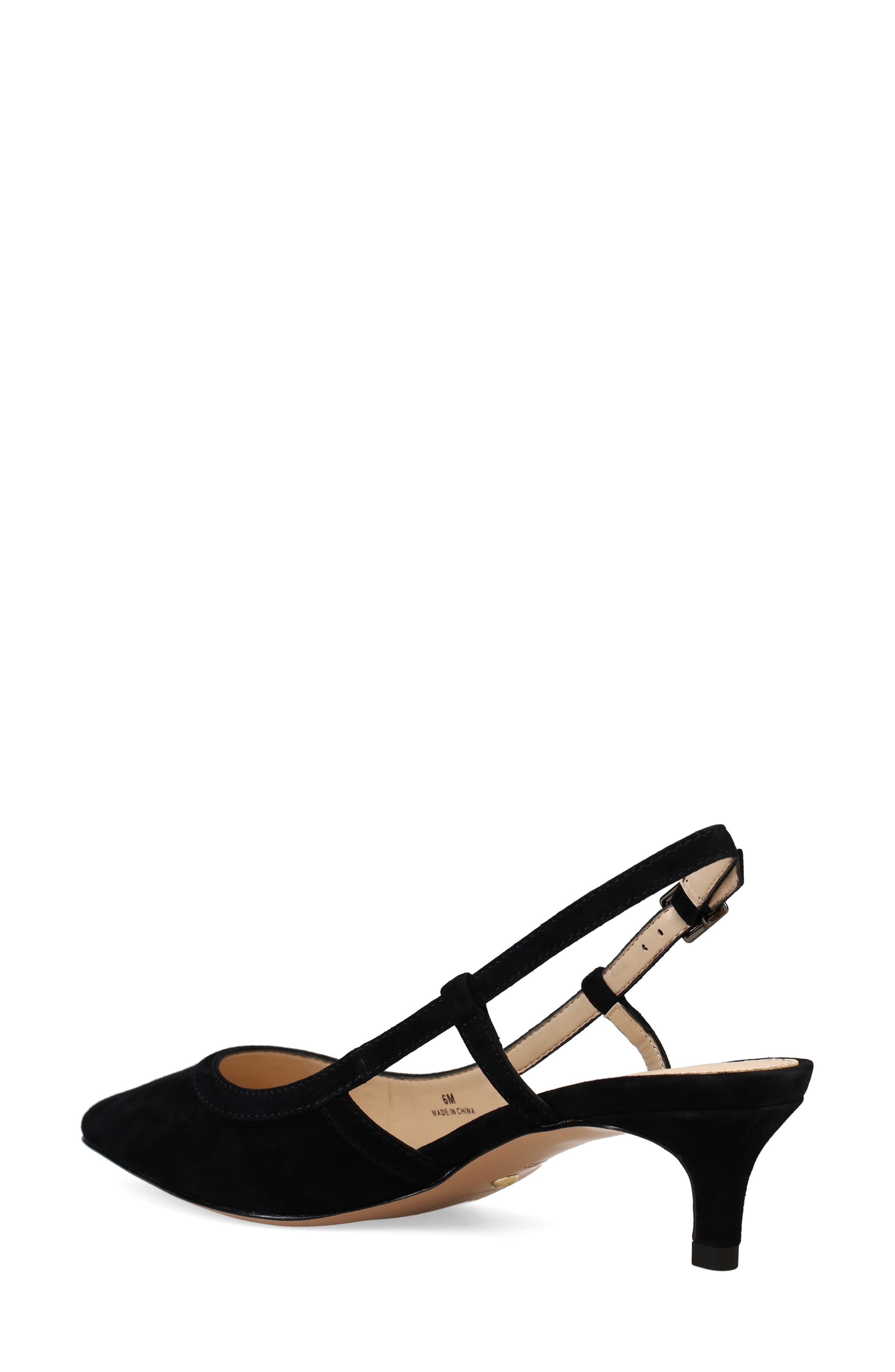 Pelle Moda Deena Slingback Pump, Alternate, color, Black