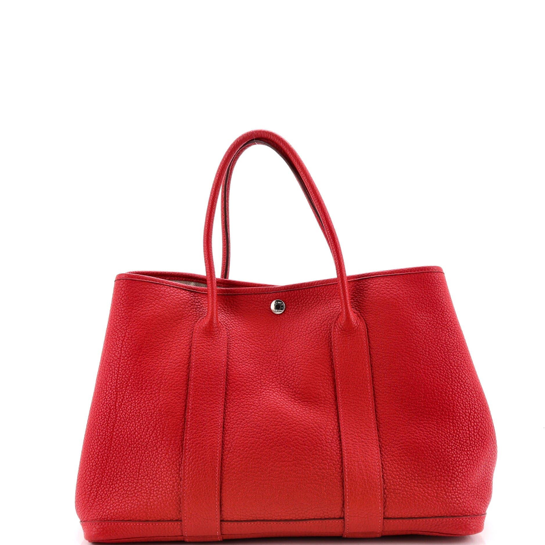 Garden Party Tote Leather 36, Alternate, color, Red