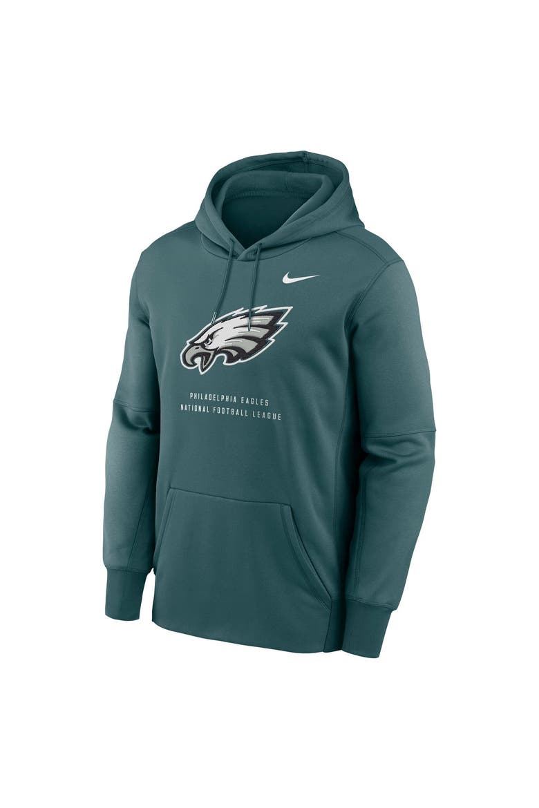 Men's Nike Teal Philadelphia Eagles Toss Sweep Therma-FIT Hoodie, Alternate, color, Teal