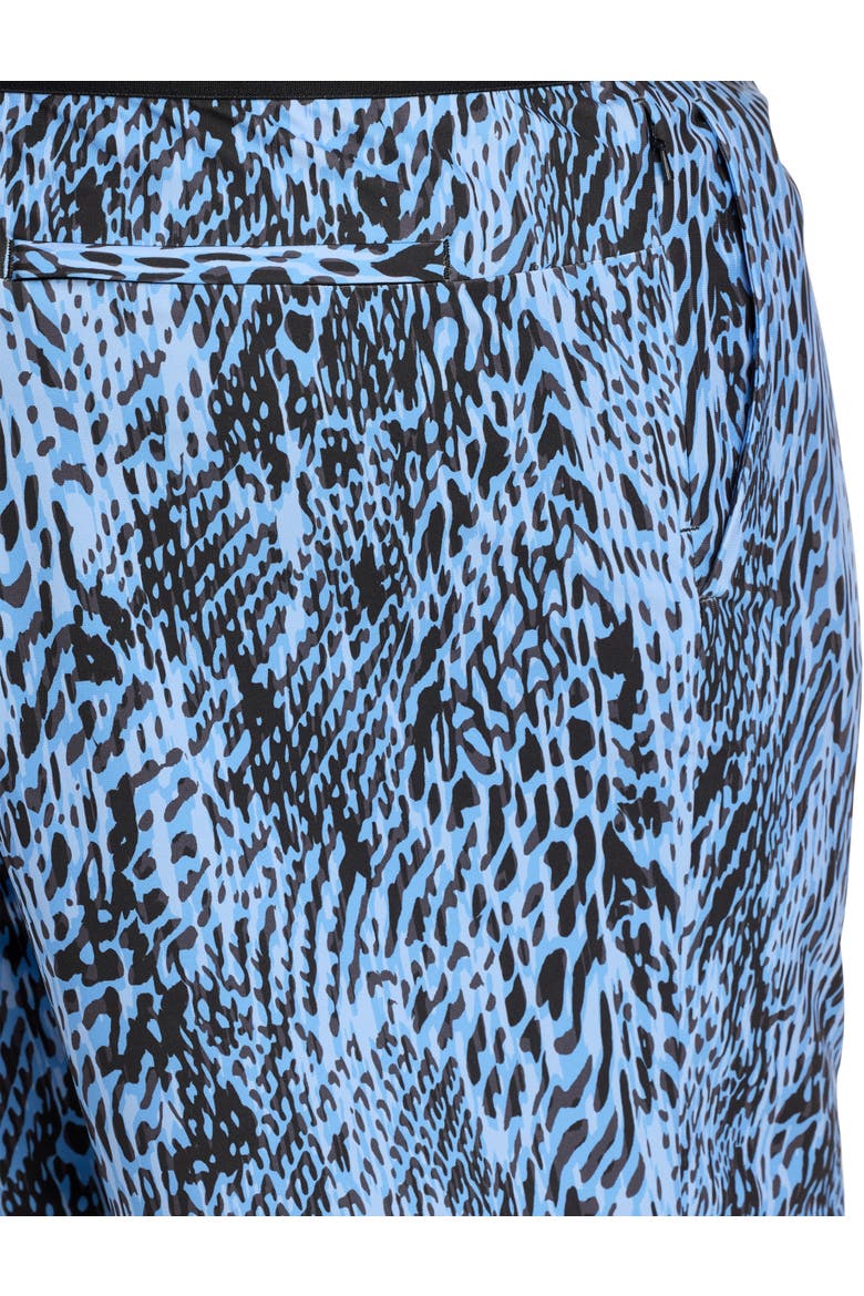 Big & Tall Animal Print Commuter Shorts, Alternate, color, BLUE