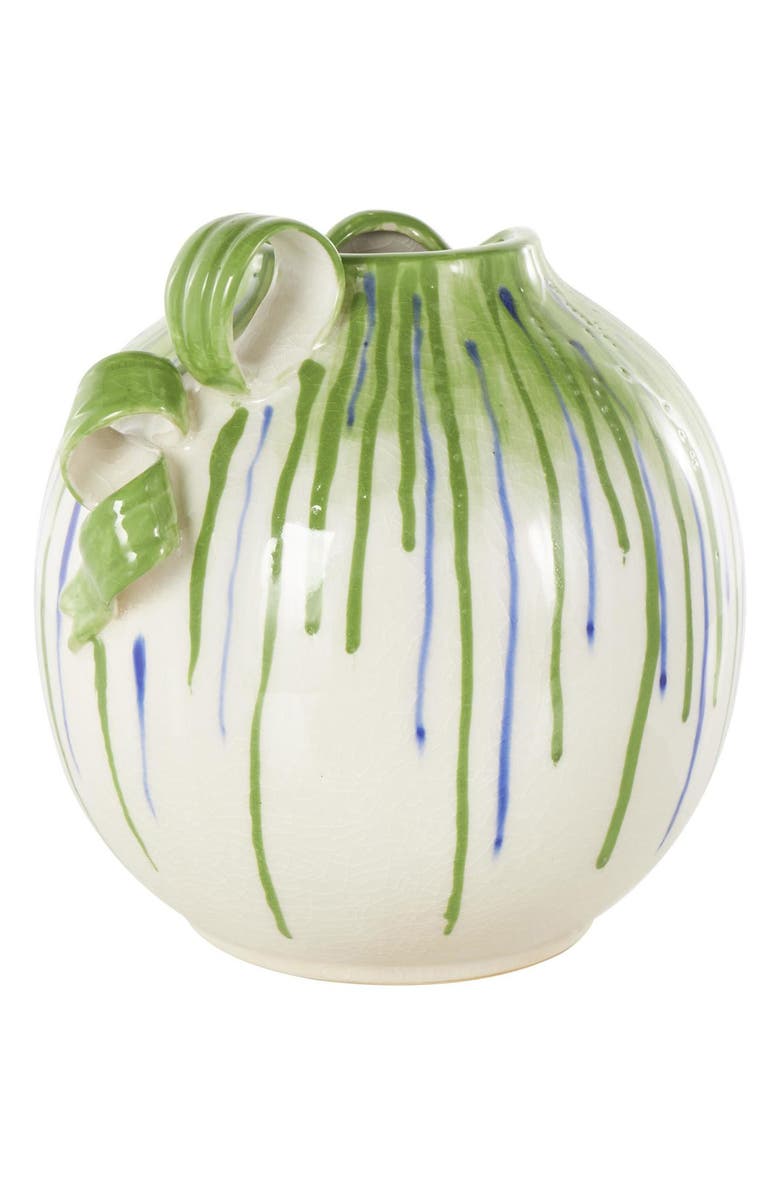 UMA Stripe Ceramic Vase, Alternate, color, White Multi