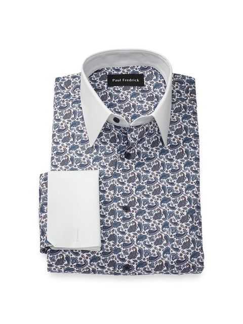 Comfort Stretch Non-iron Paisley Dress Shirt